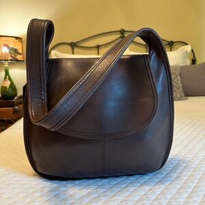 Vintage Coach 9029 Ergo Flap in Mahogany No. B7D-9029